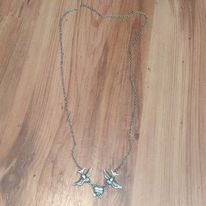 Long Sterling Silver Necklace